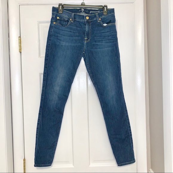 7 For All Mankind Denim - 7 for All Mankind Gwenevere skinny mid-rise jeans